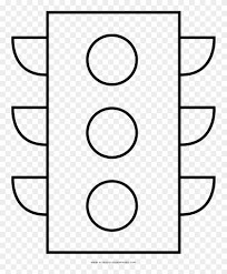 32 stop light coloring page. Traffic Light Coloring Page Circle Clipart 798762 Pikpng