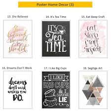 Kaligrafi arab adalah salah satu kesenian yang lahir dari peradaban islam. Home Decor Poster Hiasan Pajangan Dinding Kantor Rumah Inspirasi Shabby Quote Tulisan Papan Tulis Shopee Indonesia