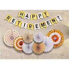 You could pursue both of these options, but the internet also allows you to easily create and share visual tributes. Retirement Party Decoration Happy Retirement Decorative Banner Happy Retirement Banner Bunting Retirement Party Supplies Favors Gifts And Decorations Gold Walmart Com Walmart Com