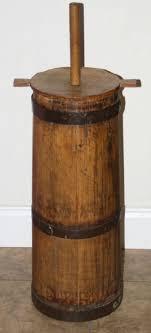 There S The Butter Churns I Like 19th Century Staved Wooden Butter Churn Antique Butter Molds Churning Butter Butter Molds