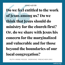 On This Fourth Sunday After Epiphany Consider Do You Want Jesus All To Yourself Or Would You Prefer To Share His Ministry Lutheran Faith Writing