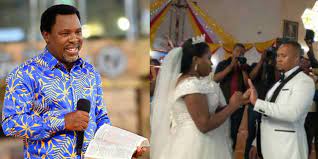 Tributes don begin pour in for prophet tb joshua, di founder of di synagogue church of all nations wey die on saturday june 5. Prophet Tb Joshua S Daughter Gets Married To The Same Man For The Third Time Kanyi Daily News