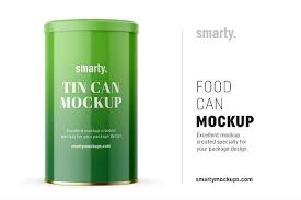 Food Can Mockup Mockup Mockup Free Psd Mockup Psd