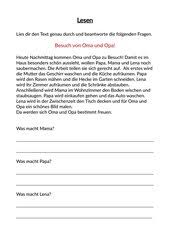 Auf der plattform grundschule arbeitsblätter finden sie lesetexte, die speziell auf die fähigkeiten und interessen von. Deutsch Arbeitsmaterialien Texte Mit Aufgaben 4teachers De