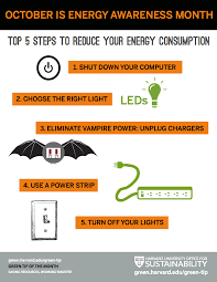 Top 5 Steps To Reduce Your Energy Consumption | Sustainability At Harvard