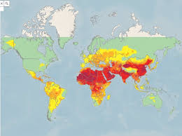 Programa de geografía, juego, jugar, gratuito, quiz, mapas, juego de mapas, mapa en blanco. Este Mapa Muestra Los Lugares Del Mundo Mas Contaminados