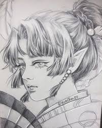 Portraits In National And Fantasy Costumes Boho Art Drawings Girl Drawing Sketches Manga Art