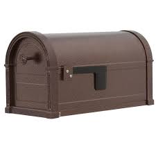Is there any design that better exemplifies the arts and crafts movement? Gibraltar Mailboxes High Grove Copper Vein Steel Post Mount Mailbox Hm16lc01 The Home Depot
