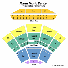 E911 Mann Music Center Seating Chart