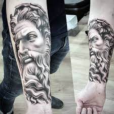 This part of the tattoo is often with most details and sometimes the only part of the tattoo with color on it. Top 79 Zeus Tattoo Ideas 2021 Inspiration Guide