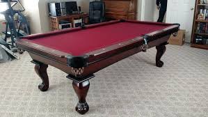 Connelly Prescott Pool Table Shown In Madison Mahogany On Maple With Ball In Claw Legs One Of Several Leg Options For Thi Connelly Pool Table Pool Table Table