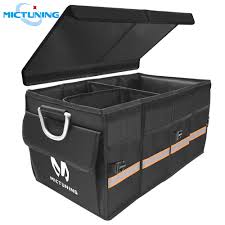 Quantum storage systems has the largest assortment of storage bins. Mictuign Heavy Duty Car Trunk Organizer Waterproof Collapsible Portable Cargo Storage Bin Container Carrier For Auto Suv Truck Nets Aliexpress