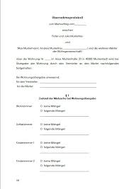 _____ anschrift:_____ hiermit bevollmächtige ich frau/herrn _____ Mietvertrag Wohngemeinschaft Hier Zum Download