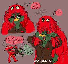 Duck x Red guy | Red guy, Don't hug me i'm scared fanart, Dont hug me