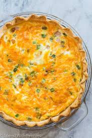 This Easy Quiche Recipe Starts With A Premade Pie Crust But No One Has To Know It S Loaded With Ham Quiche Recipes Easy Breakfast Quiche Recipes Easy Quiche