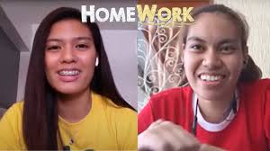 Homework Continues with Celine Domingo and Roselle Baliton