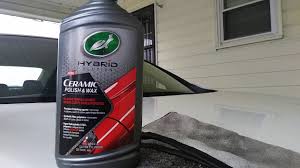 Turtle Wax Hybrid Ceramic Polishing Wax Test Review On Headlight Youtube