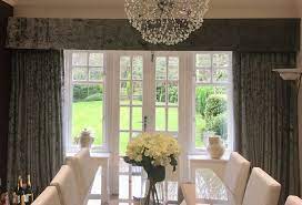 I Love These Handmade Pencil Pleat Curtains And Pelmet In Silver Crushed Velvet Please Get In Touch For A Quote On Pleated Curtains Soft Furnishings Curtains