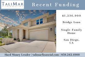 Purchase, refinance, cash out, or a multiple property loan. Hard Money Bridge Loan Lender Talimar Financial