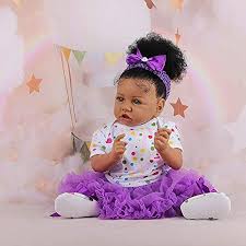 Hoomai Lifelike Reborn Baby Dolls With Soft Body African American Realistic Girl Doll 22 8 Inch Best Birthday Gift Set Pricepulse