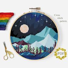 Check spelling or type a new query. Mountain Cross Stitch Pattern Colorful Mountains Landscape Nature Handmade Embroidery Modern Hoop Art Decor Instant Download Pdf Pattern Diy Kits How To Patterns Kientructhanhdat Com