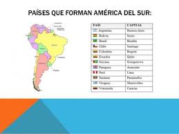 Paises Y Capitales America Del Sur Con Mapas Y Listas En 2020 America Del Sur Mapa De America Del Sur Paises