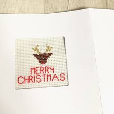 Free counted cross stitch patterns are easy to save and print out for use in creating lovely home decorations and gifts. How To Make A Cross Stitch Christmas Card With Free Christmas Cross Stitch Patterns Hannah Hand Makes