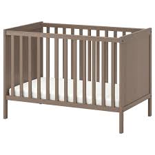 Sundvik مهد رمادي بني 60x120 سم Ikea