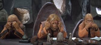 Planet Of The Apes See No Evil Talk No Evil Hear No Evil Planet Of The Apes Wise Monkeys Plant Of The Apes