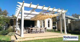 Retractable Shade Sail Perfect For Your Outdoor Alfresco Retractable Shade Sails In 2019 Retractable Shade Outdoor Outdoor Structures