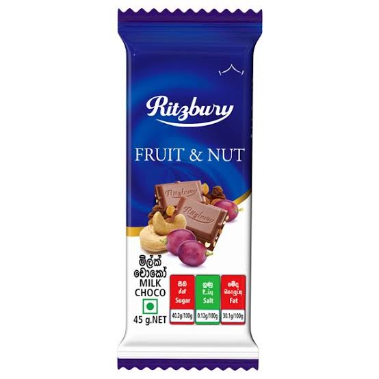 Milk Choco Ritzbury 45g