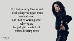 Should've said it camila cabello. You Should Be Sad Von Halsey Laut De Song
