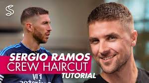 Fall mens hairstyles,men haircut older,1950s mens hairstyles. Sergio Ramos Haircut Style Crew Cut For Men Hair Youtube