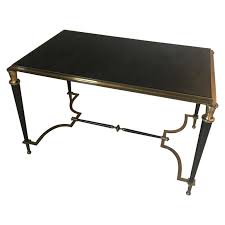 Jbbcn 36in modern round glass coffee table decor with 2 tier tempered glass boards & metal frame, cocktail table with large storage space, suitable for dining room, tea, home (black) $179.99. Black Glass Coffee Tables 533 For Sale On 1stdibs