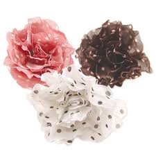 fabric flower pin