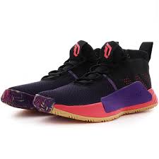Adidas Performance Dame 5 Core Black Shock Red Active Purple