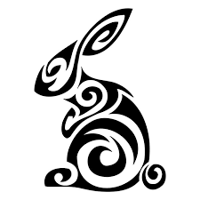 Would Like To See This As A Tattoo Rabbit Tattoos Tribal Tattoos Bunny Tattoos