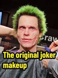 Alternate Joker Makeup Concept for Dark Knight