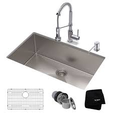 2 frigidaire undermount stainless steel kitchen sink. Kraus Standart Pro Undermount Kitchen Sink Single Bowl 30 In Stainless Steel Lowe S Canada
