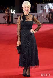 Helen Mirren S Dotty Lbd For The Good Liar World Premiere Red Carpet Fashion Awards Glam Dresses Dame Helen Helen Mirren