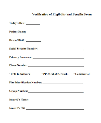 Get medical insurance information from the patient. Free 50 Sample Verification Forms In Pdf