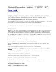 The whole country had such hopes for him. Meiosis Gizmo Answer Key Free Student Exploration Meiosis Answer Key Docx Student Pdf Free Download Link Book