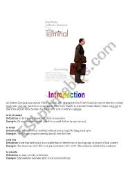 Stream medicine man online on 123movies and 123movieshub. Movie Trailer The Terminal Tom Hanks Esl Worksheet By Juli 2008
