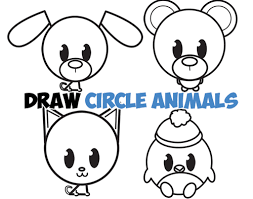 Big Guide To Drawing Cute Circle Animals Easy Step By Step Drawing Tutorial For Kids How To Draw Step By Step Drawing Tutorials Learn how you can draw different animals step by step. how to draw step by step drawing tutorials