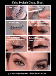 Emily Schoenfeld Eddington S Awesome False Eyelash Tutorial See More On Her Blog Beauty Broadcast Makeup Tips Eye Makeup Makeup