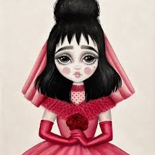 Lydia Deetz Inspired Gothic Wedding Dress, Beetlejuice Inspired Wedding  Dress, Lydia Red Dress, Gothic Wedding Dress, Victorian Wedding