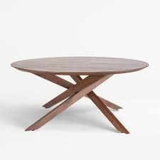 French wine crate coffee table with 100+ yr old barn wood top. Apex Round Coffee Table Crate And Barrel Uae