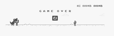 How do you play the dinosaur game offline? T Rex Chrome Offline Game Dino Runner Online Online