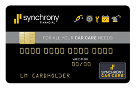 The purchase apr under the store card features will vary with the market based on the prime rate (as defined in the credit card agreement). Cardinaltire Synchrony Financing