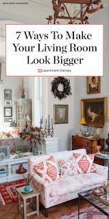 How To Make Your Living Room Look 10 Times Bigger In 10 Minutes Or Less Smart Living Room Small Space Living Room Small Living Rooms